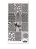 Classic Line Zebra Strips Patterns Nail Art Stamp Template Image Plate 12*6cm Wood Grain Style Stamping Plate Mezerdoo B19