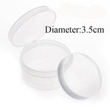 Clear Jelly Nail Stamper with Cap Nail Art Clear Silicone Marshmallow Stamper Set Manicure Nail Art Stamping Kit