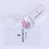 Clear Jelly Nail Stamper with Cap Nail Art Clear Silicone Marshmallow Stamper Set Manicure Nail Art Stamping Kit