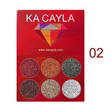 CmaaDu Glitter Eyeshadow Makeup Pallete Matte Eye shadow Palette Shimmer and Shine Diamond Eyeshadow Powder Pigment Cosmetics