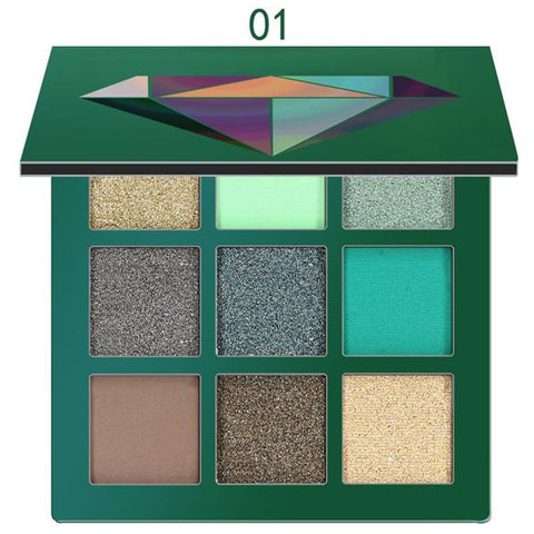 CmaaDu Glitter Eyeshadow Makeup Pallete Matte Eye shadow Palette Shimmer and Shine Diamond Eyeshadow Powder Pigment Cosmetics