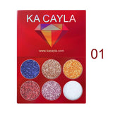 CmaaDu Glitter Eyeshadow Makeup Pallete Matte Eye shadow Palette Shimmer and Shine Diamond Eyeshadow Powder Pigment Cosmetics