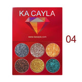 CmaaDu Glitter Eyeshadow Makeup Pallete Matte Eye shadow Palette Shimmer and Shine Diamond Eyeshadow Powder Pigment Cosmetics