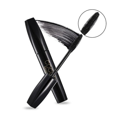 Cocute 2019 New Curling Thick Mascara False Eyelashes Long Black Volume Eyelashes Extension Waterproof Lasting 3D Mascara