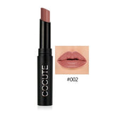 Cocute Long-lasting Matte Lipstick Moisturizer Lips Makeup Cosmetics Waterproof 15 Color Easy to Wear Nude Sexy Lip Stick 2.5g
