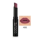 Cocute Long-lasting Matte Lipstick Moisturizer Lips Makeup Cosmetics Waterproof 15 Color Easy to Wear Nude Sexy Lip Stick 2.5g