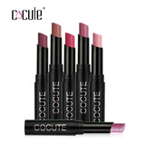Cocute Long-lasting Matte Lipstick Moisturizer Lips Makeup Cosmetics Waterproof 15 Color Easy to Wear Nude Sexy Lip Stick 2.5g