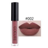 Cocute Matte Lipstick Waterproof Makeup Lip Gloss Liquid Lip Stick Top Quality Long Lasting Lipgloss Sexy Cosmetics Lips