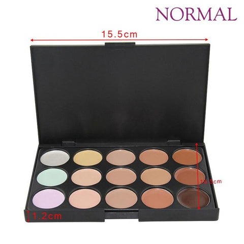 Concealer Palette 15 Colors Fashion Makeup Cream Base Palettes Matte Face Contouring Cosmetic Contour Palette Concealer