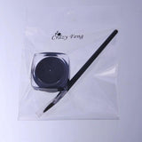 Cosmetic Waterproof Eye Liner Pencil Make Up black Liquid Eyeliner Shadow Gel Makeup + Brush Black maquiagem Free Shipping