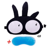 Cute Cartoon Eye Sleeping Mask Cold Gel Eye Care Ice Compress Blue Eye Fatigue Relief Cooling Eyes Cover Patch #280021