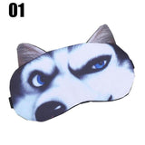 Cute Cat Sleep Mask Eye Mask Eyeshade Cover Shade Natural Sleeping Eye Patch Women Men Soft Portable Blindfold Travel Eyepatch