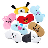 Cute Kpop BTS Bangtan Boys Rest Sleep Mask BT21 Suga TATA Chimmy RJ Cooky EyeShade Soft Eye Masks Patch Eyes Care Tools