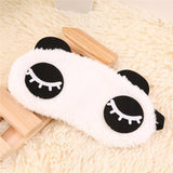 Cute Panda Leuke Kat Slaap Oogmasker Portable Sleeping Eye Cover Mask Slapen Reizen Verlichten Vermoeidheid eyeshade eyepatch