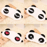 Cute Panda Leuke Kat Slaap Oogmasker Portable Sleeping Eye Cover Mask Slapen Reizen Verlichten Vermoeidheid eyeshade eyepatch