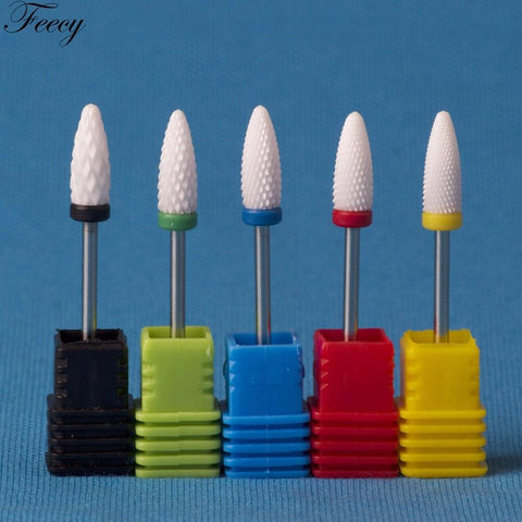 Cutter For Manicure Ceramic Nail Drill Bits Manicure Machine Accessories Rotary Electric Nail Files Manicure Nail Art Tool Feecy