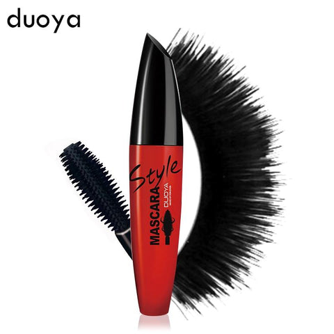 DUOYA Brand Makeup 3d Fiber Lashes Mascara To Eyelashes Waterproof Curling Thick Black Ink For Lashes Korea Cosmetics