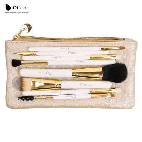 DUcare Professional Makeup Brush Set 8pcs High Quality Makeup Tools Kit with bag super nice beauty essential  brush set