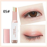 Double Color Eyeshadow Stick Stereo Gradien Shimmer Color Eye Shadow Cream Pen Eye Makeup Palette Cosmetics