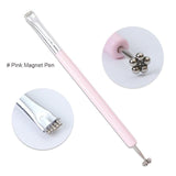 Double Headed Nail Art Magnet Stick Cat Eyes Magnet for Nail Gel Polish 3d Line Strip Effect Strong Magnetic Pen Tools BE537