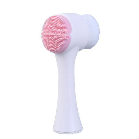 Double Side Multifunctional Silicone Facial Cleansing Brushes Portable Dimensions 3D Facial Care Thematic Products Facial Brush