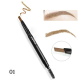 Double-end Automatic Eyebrow Pencils Waterproof Long Lasting Brown Pigments Eyebrow Tattoo Makeup Eye Brow Pen Cosmetic