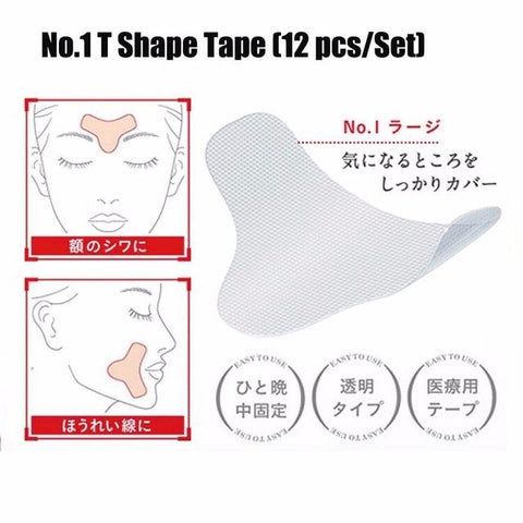 Dropship Three Types 12/24/27pcs Facial Line Wrinkle Sagging Skin Lift Up Tape Frown Smile Lines Forehead Anti-Wrinkle Patches
