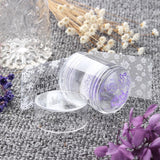 Dual XL Clear Jelly Stamper Silicone Head with Rhinestone Cap & 2 Scrapers Manicure Nail Art Tool