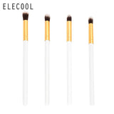 ELECOOL 4/1pcs/set Professional Eyeshadow Brushes Blending Eye Shadow Eyelash Pencil Brush Makeup Tool Top Quality for Women