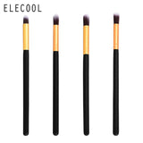 ELECOOL 4/1pcs/set Professional Eyeshadow Brushes Blending Eye Shadow Eyelash Pencil Brush Makeup Tool Top Quality for Women