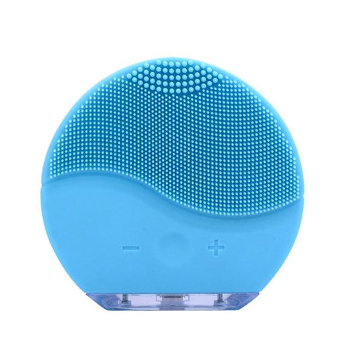 Electric Facial Cleaning Silicone Brush Massager Face Washing Massage Devices Exfoliation Cleaner Rechargeable Facial Brush