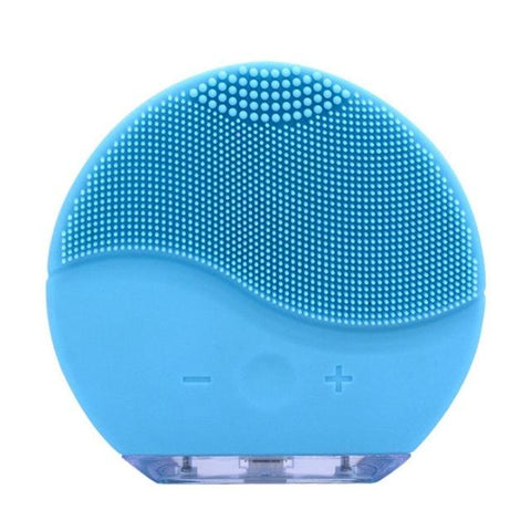 Electric Facial Cleansing Brush Vibration Skin Remove Blackhead Pore Cleanser Waterproof Silicone Face Massager