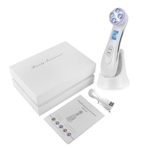 Electroporation Mesotherapy LED Photon Light Therapy RF EMS Skin Rejuvenation Face Lifting Tighten Massage Beauty Machine