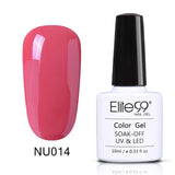 Elite99 10ml Nude Color Gel Nail Polish Soak Off UV Nail Art Design Manicure Vernis Semi Permanent Nail Varnish Lacquer