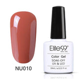 Elite99 10ml Nude Color Gel Nail Polish Soak Off UV Nail Art Design Manicure Vernis Semi Permanent Nail Varnish Lacquer
