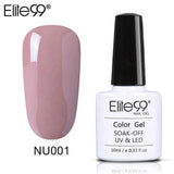 Elite99 10ml Nude Color Gel Nail Polish Soak Off UV Nail Art Design Manicure Vernis Semi Permanent Nail Varnish Lacquer