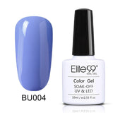 Elite99 10ml Pure Color Gel Polish Varnish UV LED Gorgeous Nude Series UV Gel LED Lamp Nail Art Design Hot Sale Nail Gel Lacquer