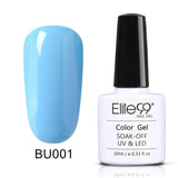 Elite99 10ml Pure Color Gel Polish Varnish UV LED Gorgeous Nude Series UV Gel LED Lamp Nail Art Design Hot Sale Nail Gel Lacquer