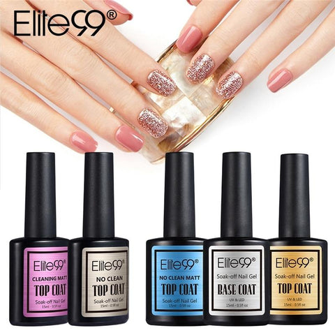 Elite99 15ml Big Max Range Base Coat Top Coat Matte Top Shiny Gel Polish UV LED No Clean Matt Top Gel Polish Long Lasting