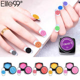 Elite99 3D Carved Patterns Gel Soak Off UV Gel Nail Art Modelling Manicure DIY Bright 20 Colors Sculpture Nail Art Decoration