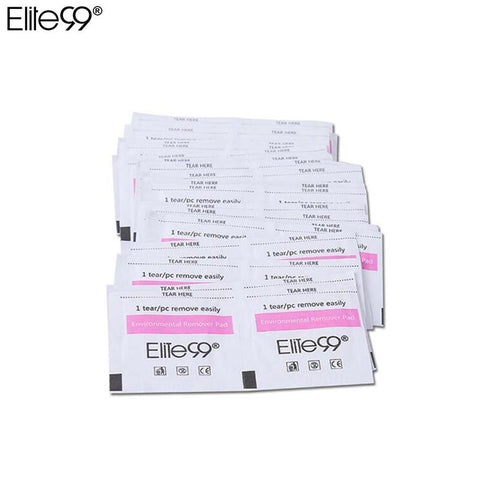 Elite99 50 Pieces Gel Polish Remover Wraps Cotton Pads Manicure Tools Wet Wipes Paper Pads Foil Nail Art Cleaner for UV Gel