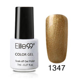 Elite99 7ml Pure Color Polish Semi Permanent Gorgeous Nail Polish Enamel Soak Off UV LED Lamp Cure Varnish Base Top Nail Art