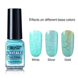 Elite99 7ml Soak Off Crackle Nail Polish Perfect Cracking Nail Lacquer Primer Quick Drying DIY Beauty Nail Art Tools