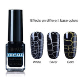 Elite99 7ml Soak Off Crackle Nail Polish Perfect Cracking Nail Lacquer Primer Quick Drying DIY Beauty Nail Art Tools