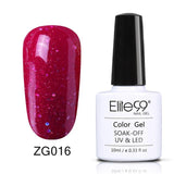 Elite99 Soak Off Glitter Pearl Color Nail Polish UV Gel 10ml Lacquer Need LED Lamp Base Top Coat Varnish Semi Permanent Enamel