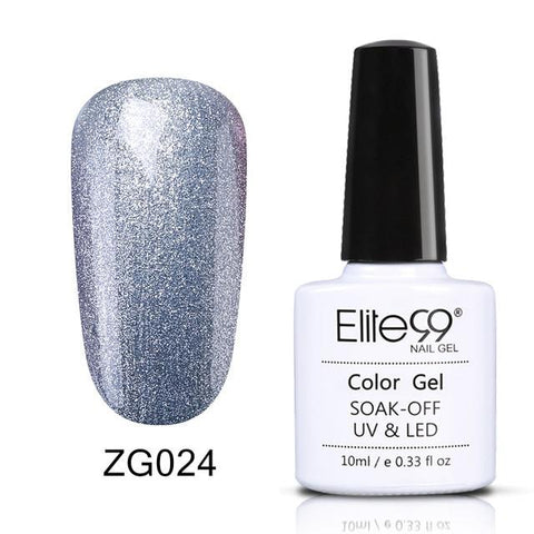 Elite99 Soak Off Glitter Pearl Color Nail Polish UV Gel 10ml Lacquer Need LED Lamp Base Top Coat Varnish Semi Permanent Enamel