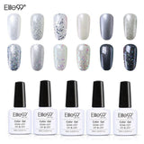 Elite99 Soak Off Glitter Pearl Color Nail Polish UV Gel 10ml Lacquer Need LED Lamp Base Top Coat Varnish Semi Permanent Enamel
