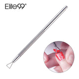 Elite99 UV Gel Polish Remover Culticle Pusher Stainless Steel Dead Skin Remover Manicure Nail Art Tool for Removing Gel Varnish