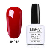 Elite99 Wine Red Colorful Soak Off Nail Gel Polish 1 Piece 10ml Elegant Long Lasting UV Gel Enamel For Nail Art Beauty 36 Colors