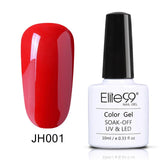 Elite99 Wine Red Colorful Soak Off Nail Gel Polish 1 Piece 10ml Elegant Long Lasting UV Gel Enamel For Nail Art Beauty 36 Colors